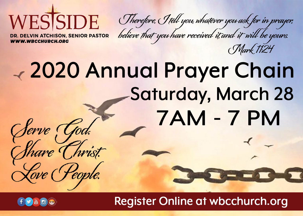 2020 Annual Prayer Chain