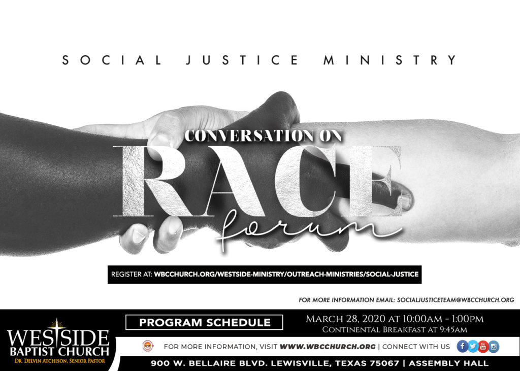 Race Forum presented by the Social Justice Ministry at Westside