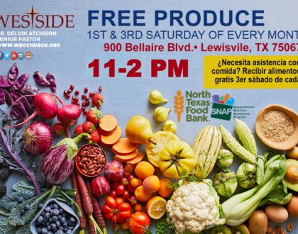 FREE Produce: Every 1st & 3rd Saturday 11am - 2pm