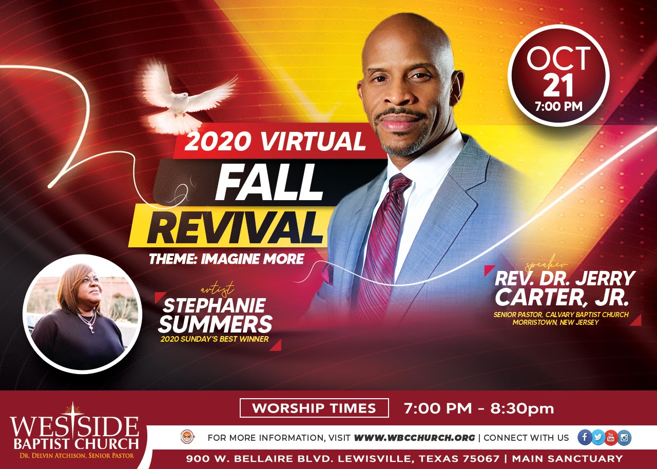 2020 Virtual Fall Revival on Oct. 21 at Westside
