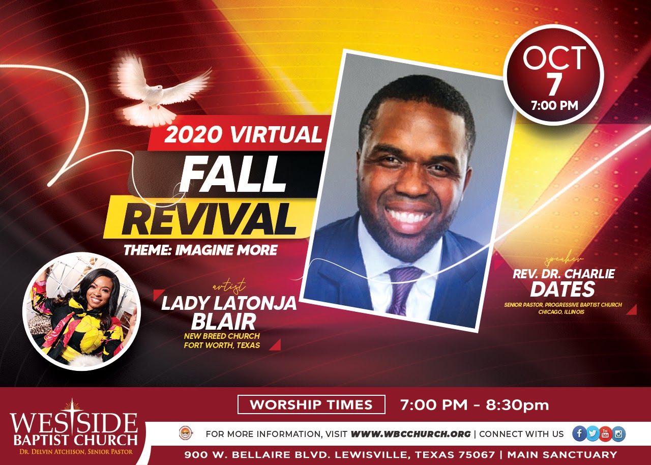 2020 Virtual Fall Revival on Oct. 7 at Westside