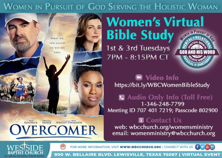 Women's Bible Study - CANCELED - Westside