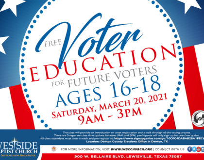 Social Justice: FREE Voter Education for Future Voters Ages 16-18