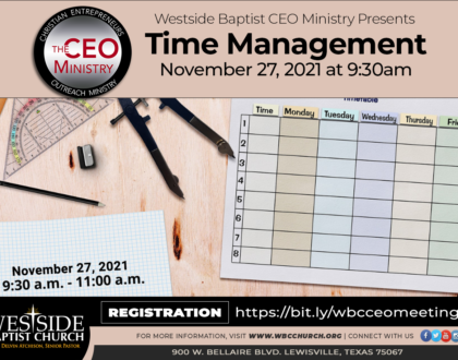 The CEO Ministry: Time Management